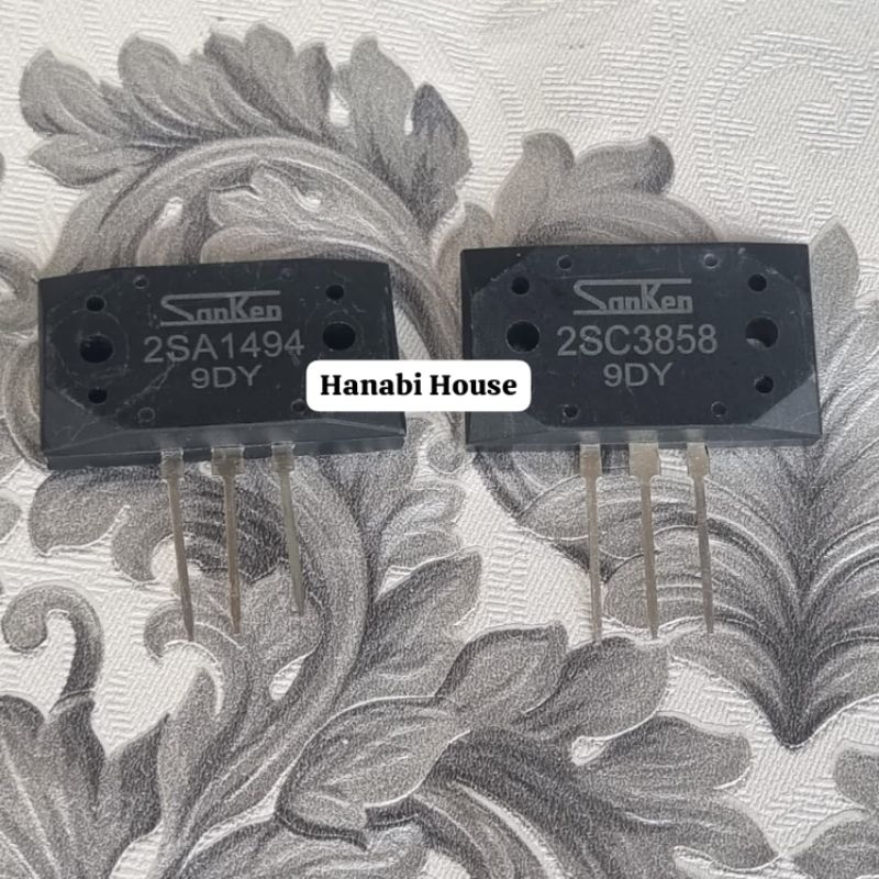 TRANSISTOR SANKEN 1494 3858 2SA1494 2SC3858 SA1494 SC3858 1SET