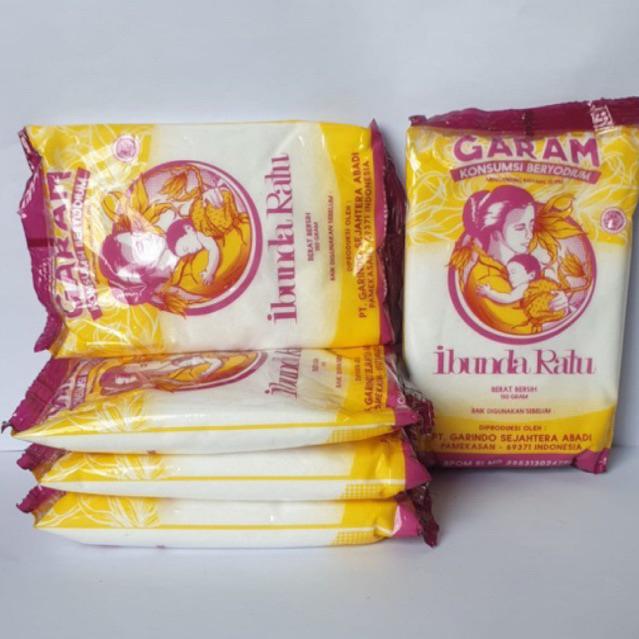

Garam cap Ibunda Ratu 150 gram