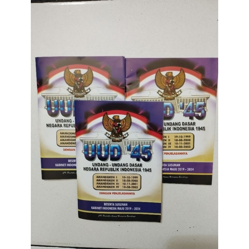 UUD 1945 terbaru dan amendemen lengkap ukuran kecil