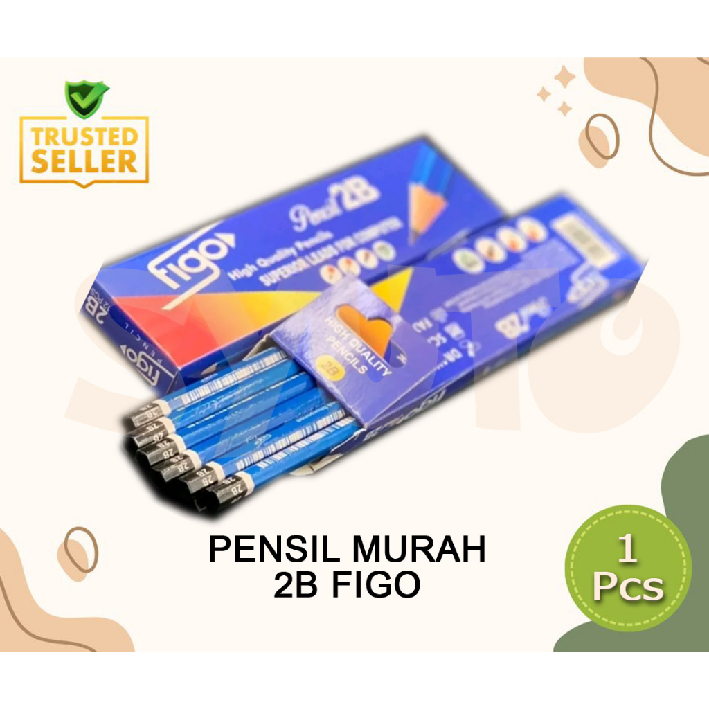 

Pensil Murah Pencil Kayu 2B FIGO