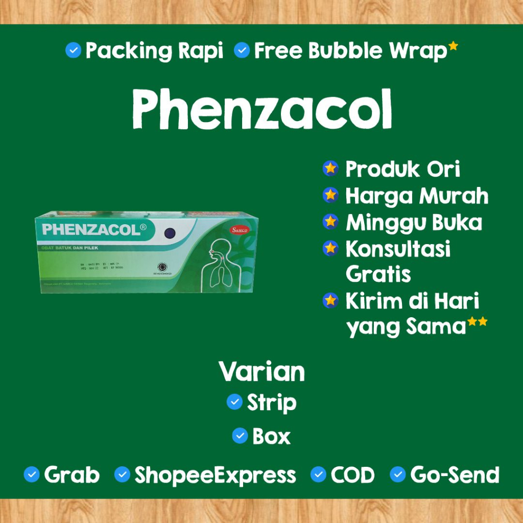 [PHENZACOL] Phenzacol Tablet | Phenzacol Obat Batuk Flu Pilek | Phenzacol Box