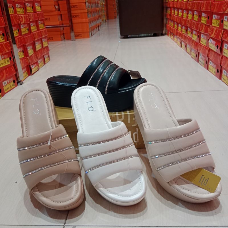 Sandal Wedges Wanita FLD ORI