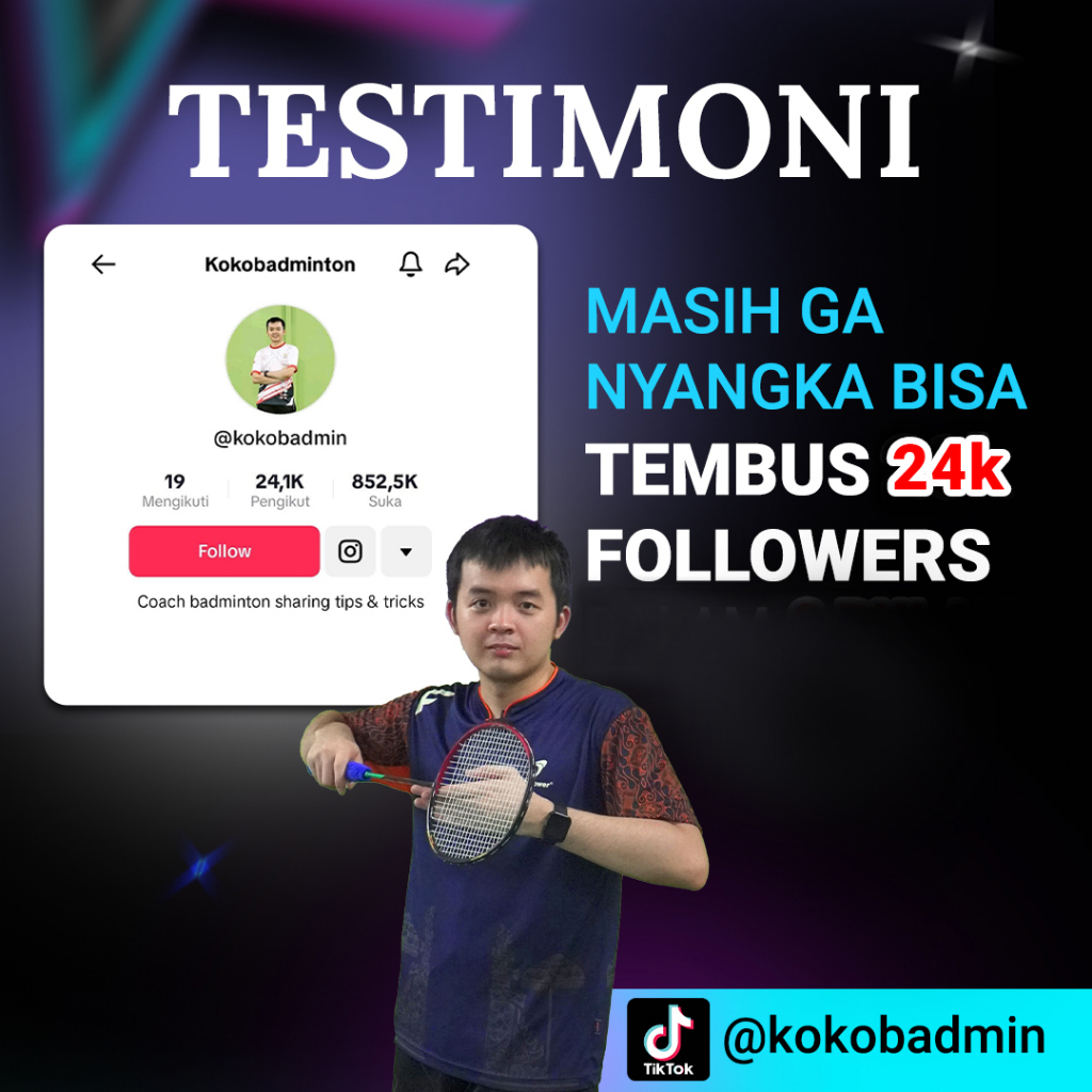 [Buku + Rekaman Modul Trik FYP] WAGMI FYP BLUEPRINT  |  24 RIBU FOLLOWERS ALA KOKO BADMINTON | Ngont