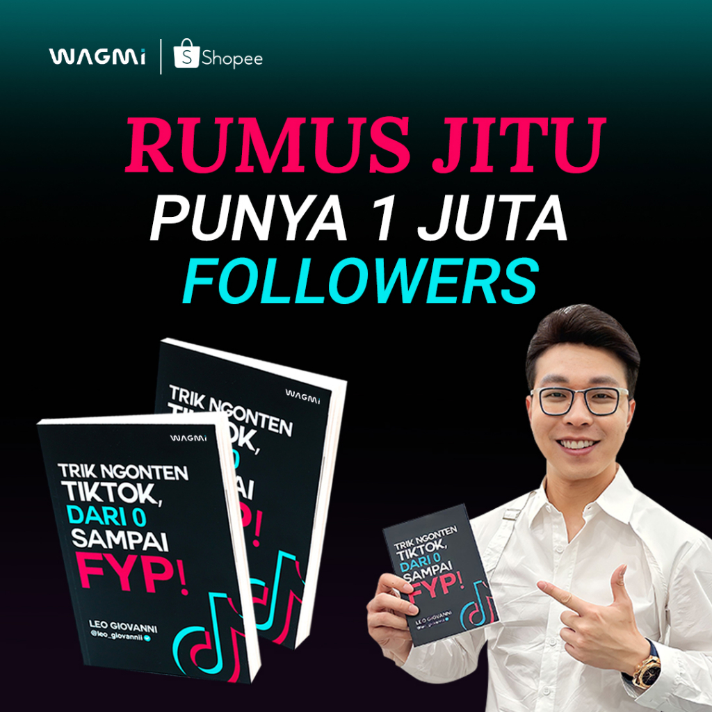 [Buku + Rekaman Modul Trik FYP] WAGMI FYP BLUEPRINT  |  RUMUS JITU 1 JUTA FOLLOWERS | Ngonten Tiktok