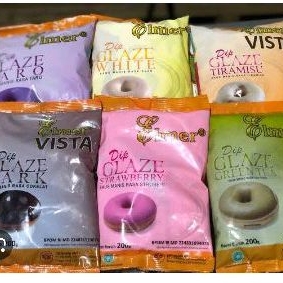 

glaze toping untuk donat dan kue lainnya