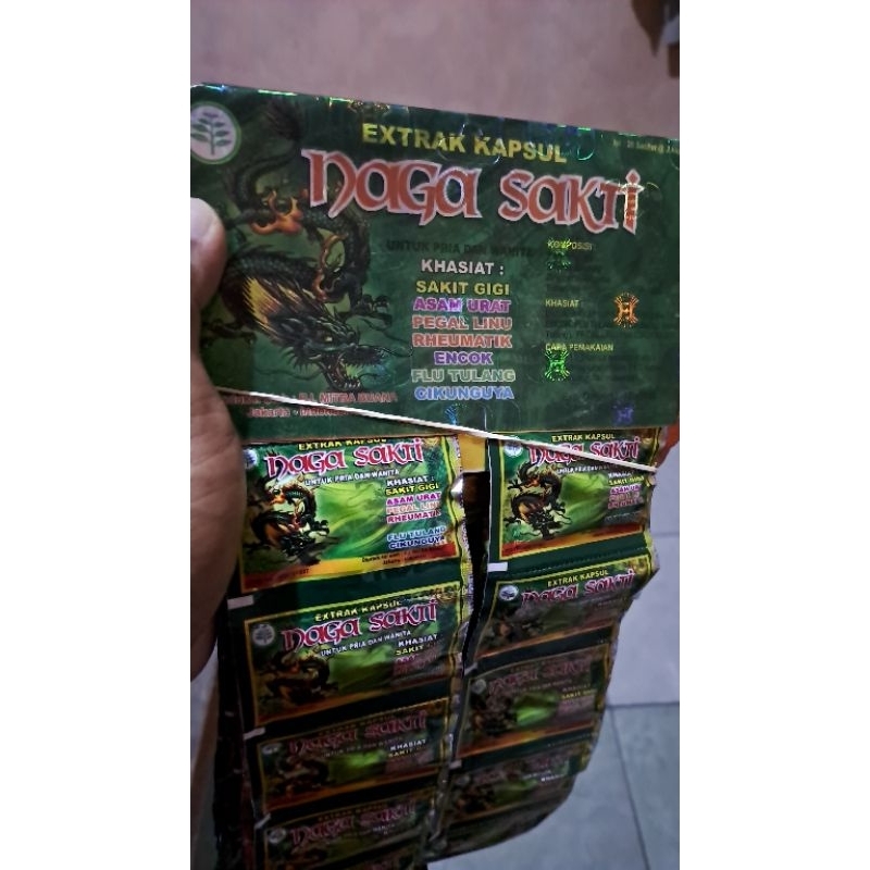 NAGA SAKTI KAPSUL ASAM URAT PEGALINU