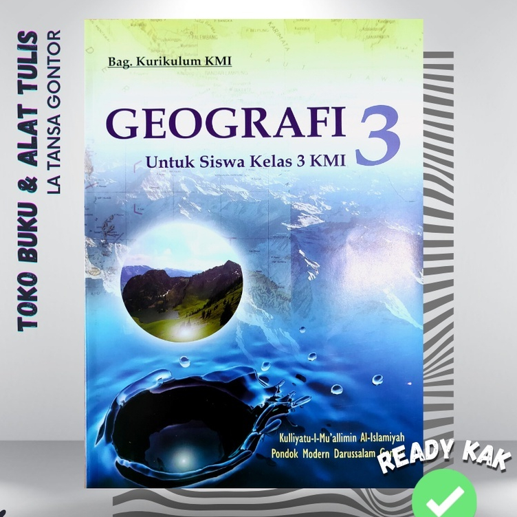 BUKU GEOGRAFI 3 KELAS 3 KMI GONTOR (KMI 3)