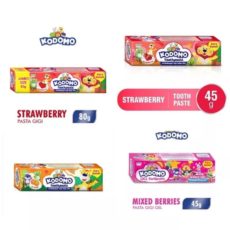 Kodomo Pasta Gigi Anak 45gr / Pasta Gigi Kodomo 45gr / Toothpaste Kodomo