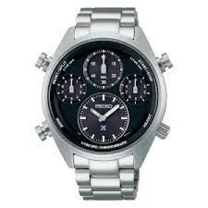 Seiko Prospex SFJ003P1 Speedtimer Solar Chronograph Black Dial