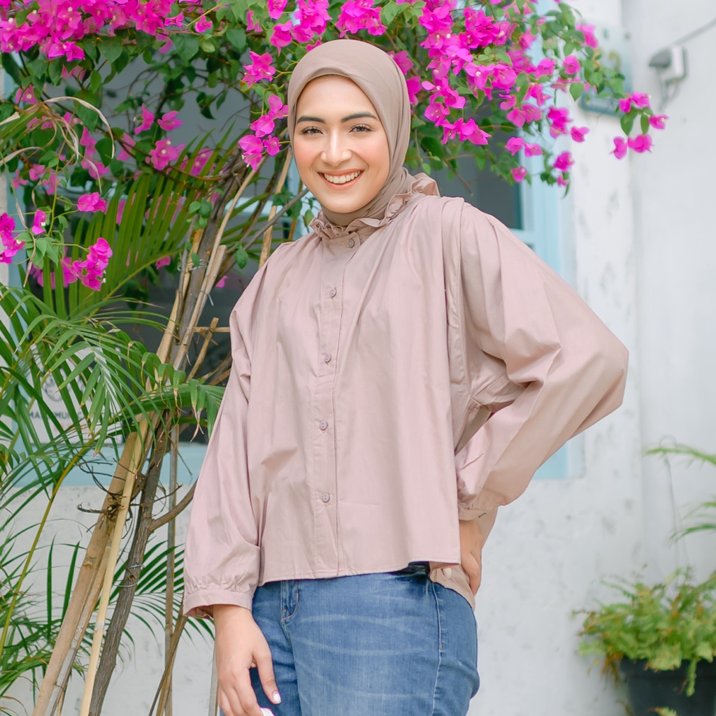 Lozy Hijab - Nukita Shirt ( Kemeja Polos )