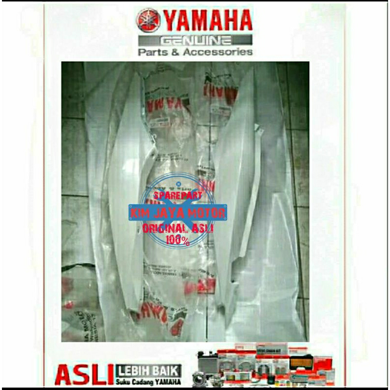 COVER BODY BELAKANG MX KING 150 PUTIH ORIGINAL