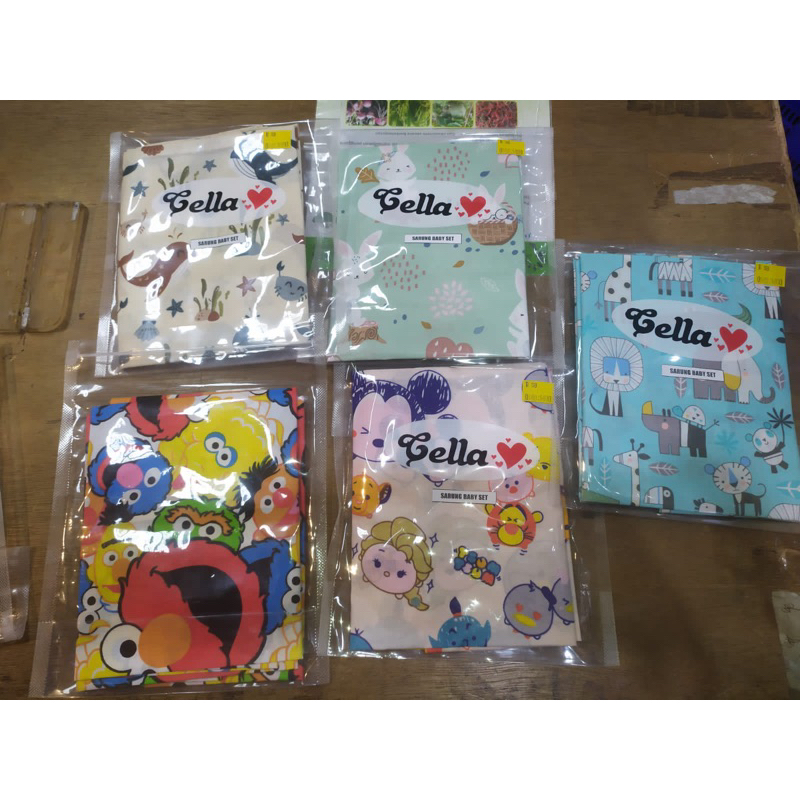 Sarung Bantal Guling Bayi / Set Sarung Bantal Guling Anak