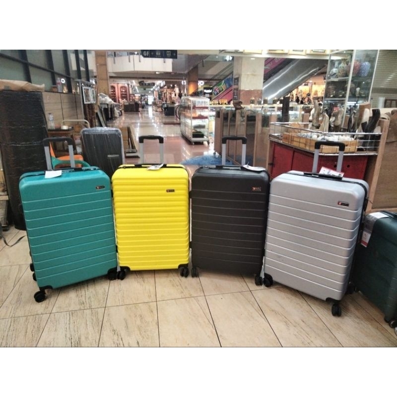 KOPER POLO 28 INCH ANTI PECAH - KOPER FIBER 28 IN RODA 4 BISA BERPUTAR - KOPER FIBER 28 INCH FREE KA