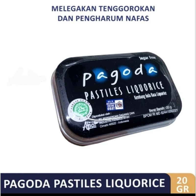 

pagoda liquorice permen segar nafas dan tenggorokan