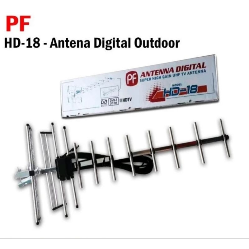 ANTENA TV DIGITAL PF HD-18 HD-12 QQ-950