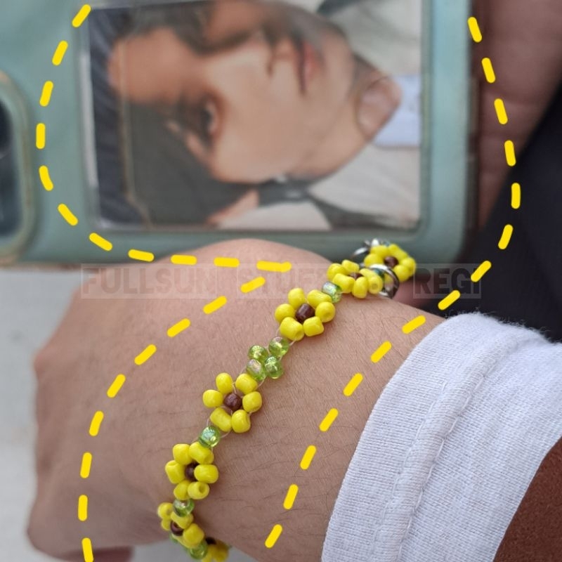 Gelang Bunga Matahari SFS Haechan NCT - Sunflower Bracelet
