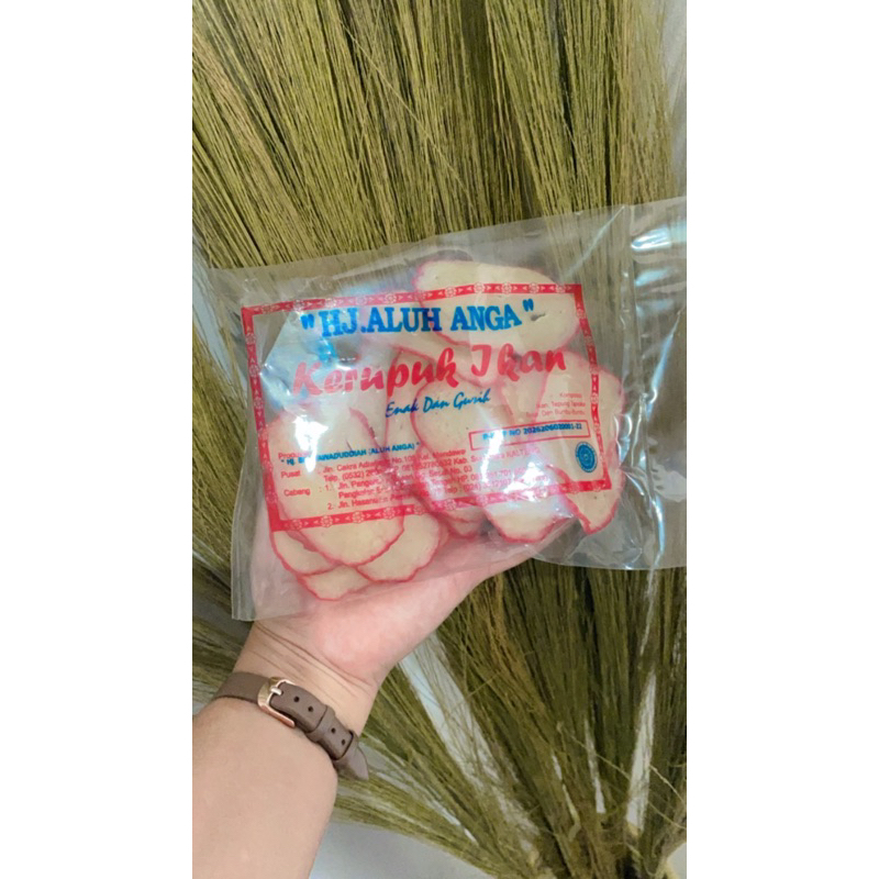 

kerupuk kering ikan haruan Hj Aluh anga