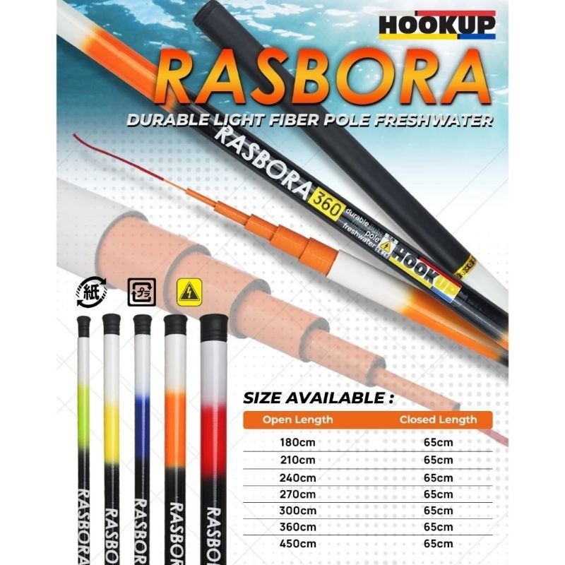 Tegek/Getek Hook up Rasbora Ruas Panjang 60cm