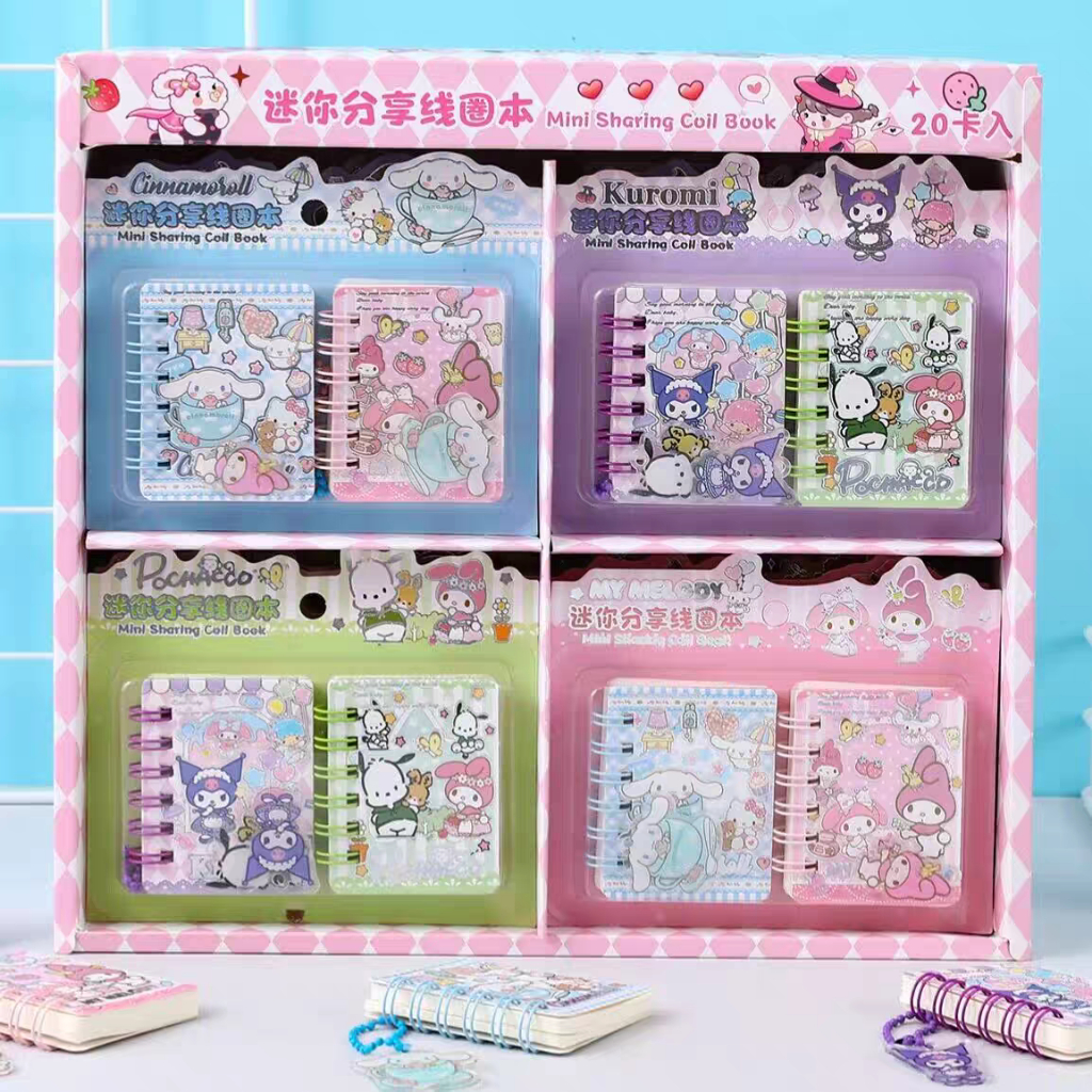 

Buku Tulis Mini Notebook Spiral | Buku Catatan Motif Lucu Sanrio (Melody, Kuromi, Cinnamoroll, Pocchacco)