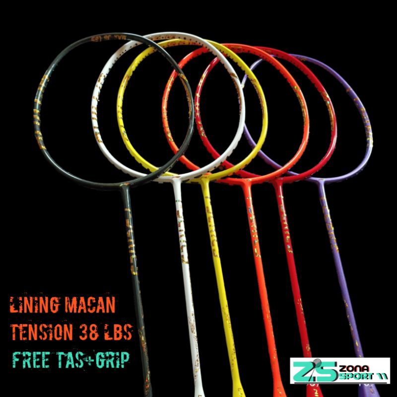 RAKET BADMINTON LINING T SERIES 38LBS