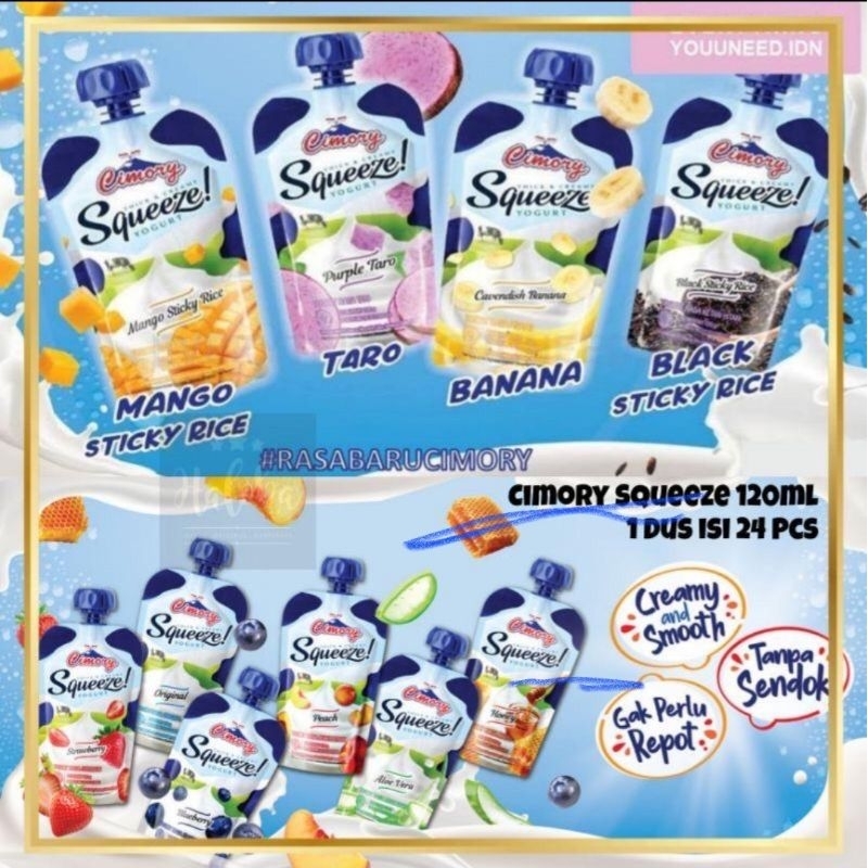 

PROMO Termurah Cimory Yoghurt Squeeze kemasan 120ml nikmat segar murah