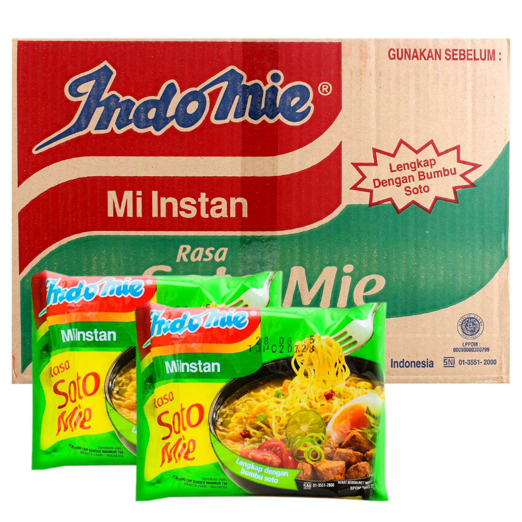 

Indomie Soto Mie 1 Dus (40 Bungkus) Harga Grosir