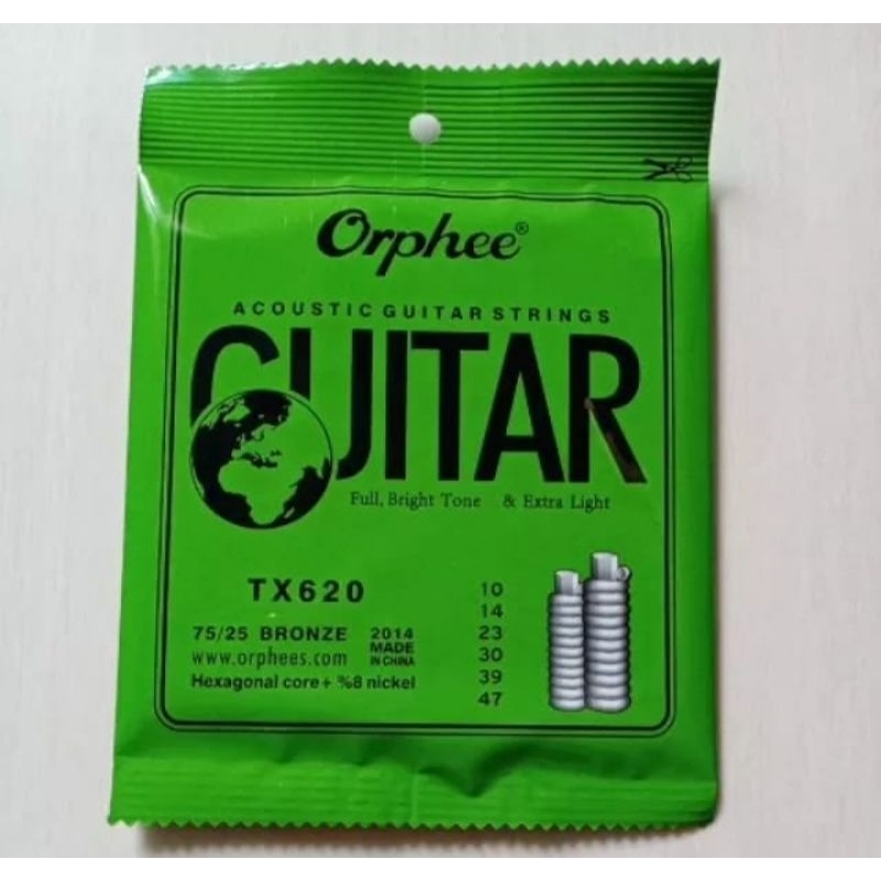 senar gitar akustik senar gitar orphee 10|47 akustik gitar 1 set
