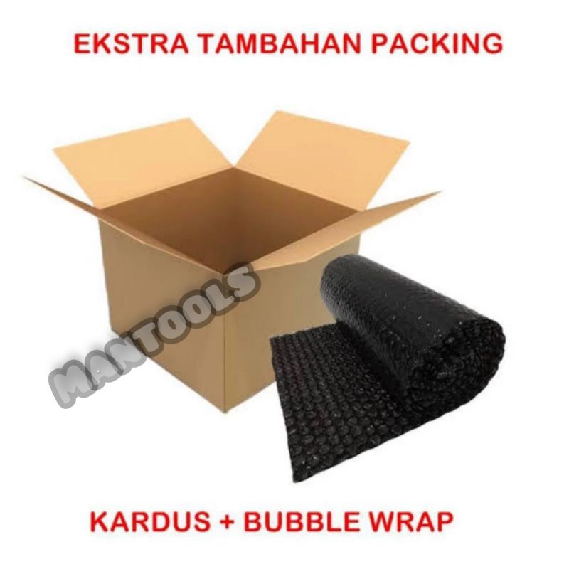 

PACKING TAMBAHAN BUBBLE WRAP DAN KARDUS