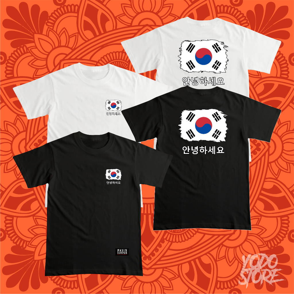 kaos pria distro baju tshirt Korea