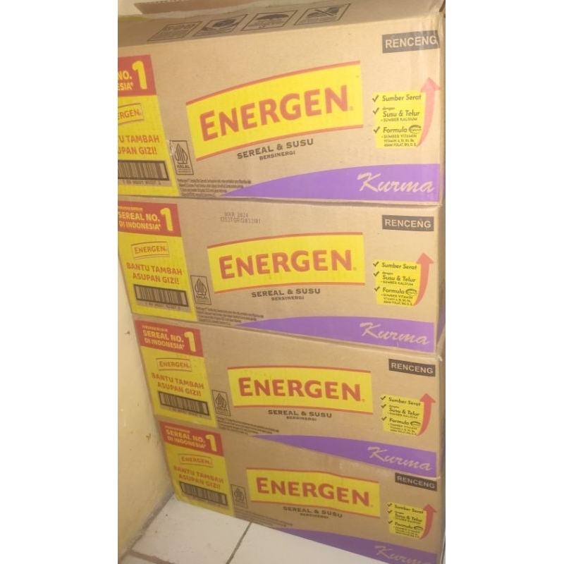 

ENERGEN KURMA 10+1 (HARGA 1 DOS)