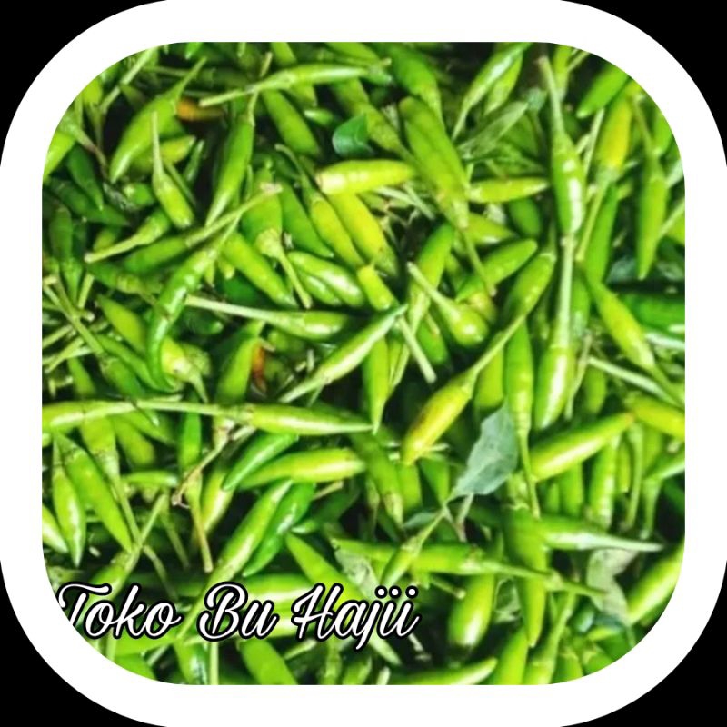 Cabe / Cabai Rawit Ijo / Hijau // 250g / 500g / 1kg.