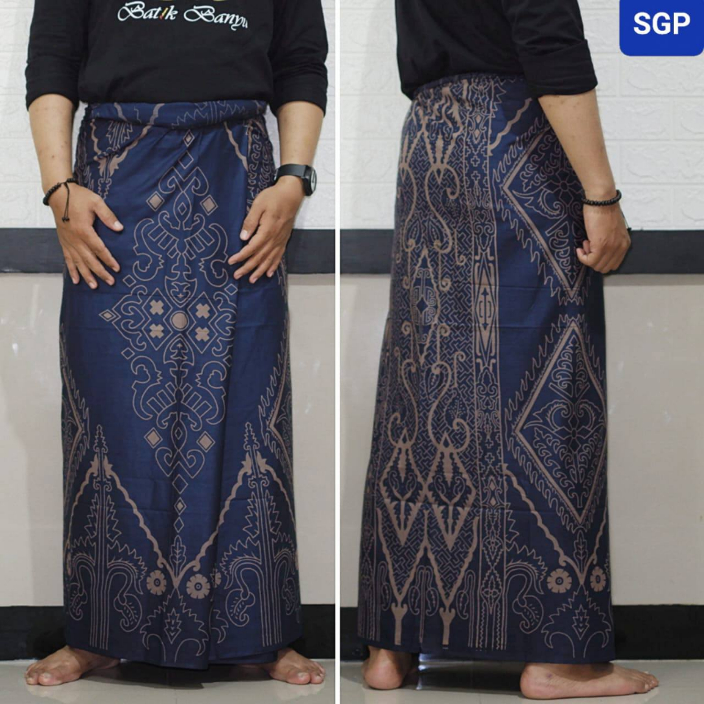 COD Sarung Batik Pintu Aceh Series Hitam Pekat Terbaru