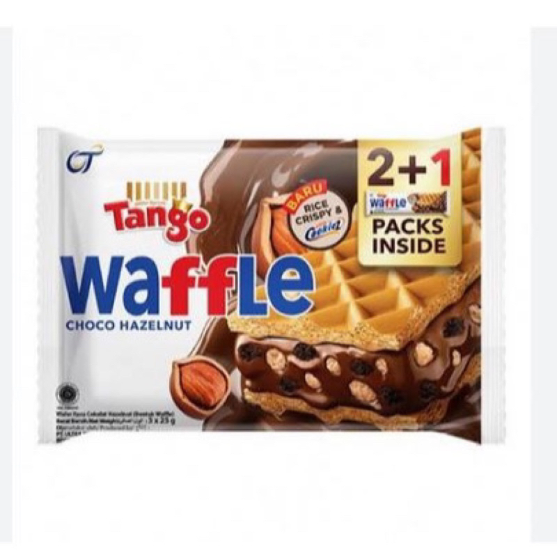 

Tango Waffle Choco Hazelnut 2+1 @25g | Tango Waffle isi 3