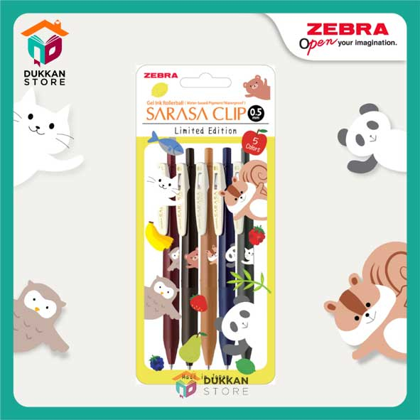 

Pulpen Sarasa Clip 0.5 - Pulpen Sarasa Clip Animal Pop Up #zebra