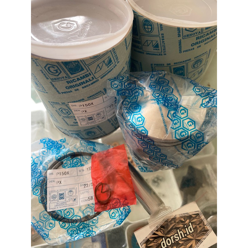 Seher piston Vespa 5M Ricambi ring tebal