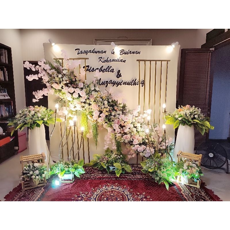 dekorasi Tasyakuran 4 Bulanan kehamilan 3 meter