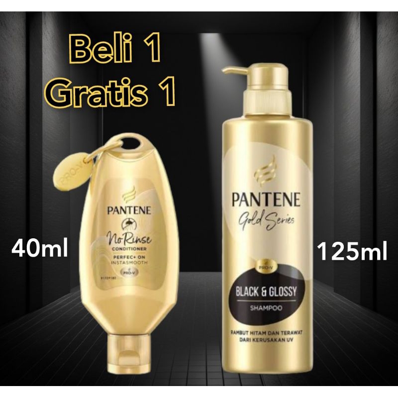 Beli 1 Gratis 1 Pantene Hair Shampoo & Conditioner 125ml & 40ml Gold Series