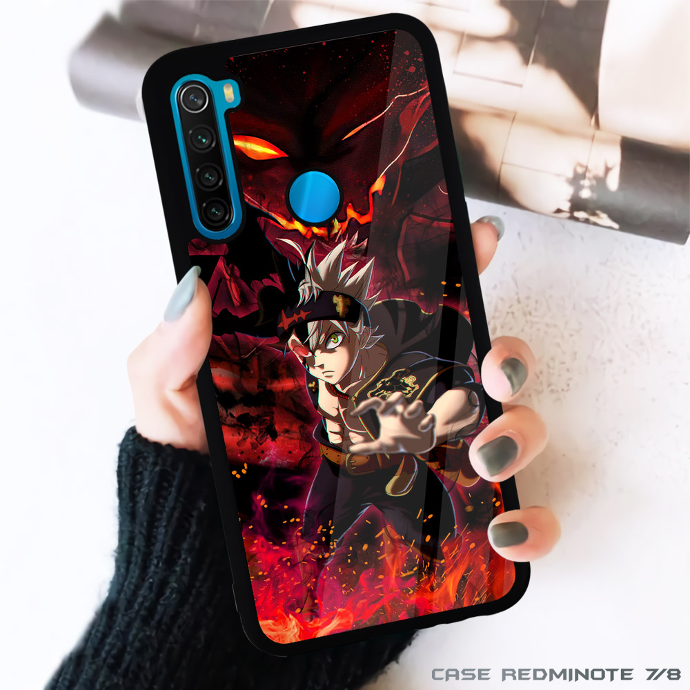 Case Kilau Redmi Note 6 7 8 PRO  | Redmi 7 7A 8 8A Pro |FR68| Anime Yuno Asta Kesing Glossy Hardcase