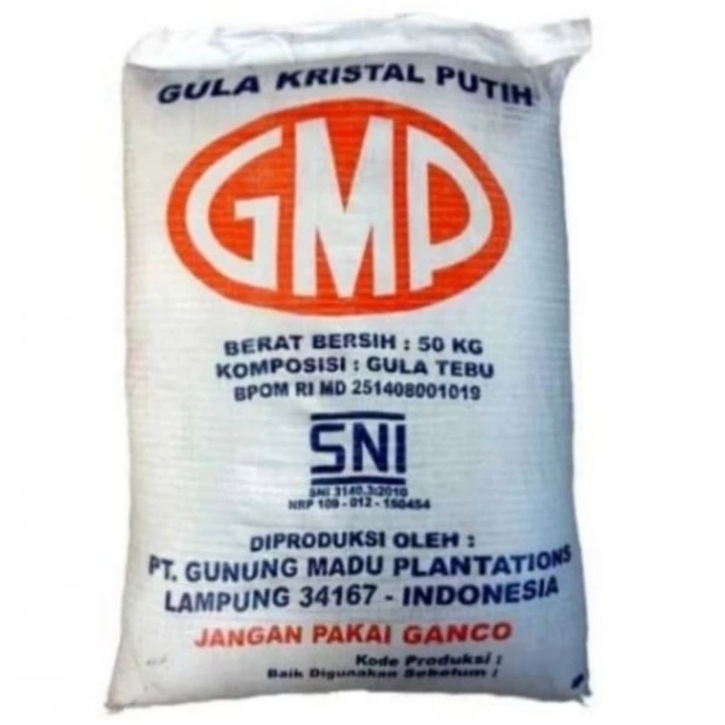

GULA PASIR GMP 50 KG grab or gojek only