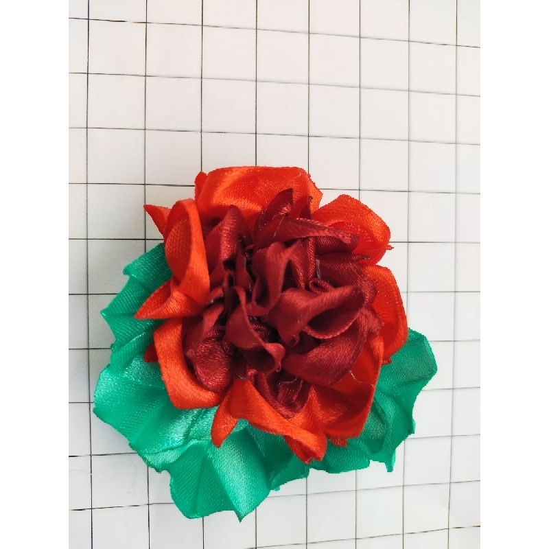 BROSS MAWAR LUCU PITA SATIN