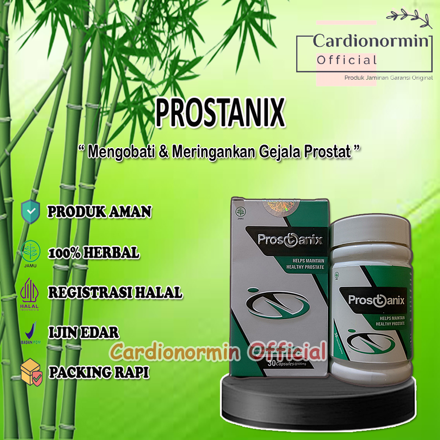 Prostanix Asli Original Obat Herbal Prostat Ampuh Resmi BPOM
