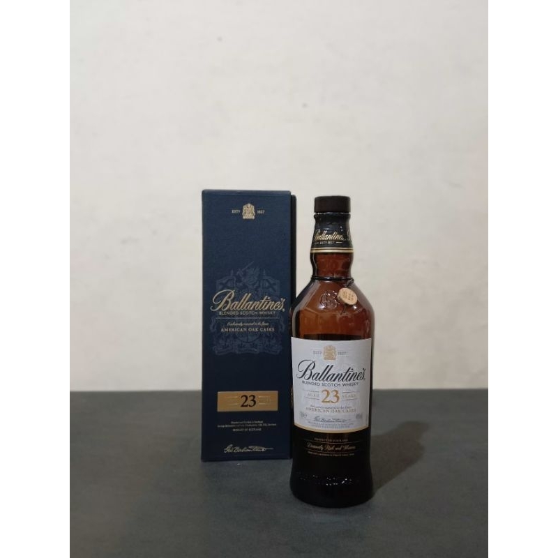 Botol kosong botol bekas Ballantine's 23 untuk hiasan/koleksi/pajangan/prakarya/viral/unik