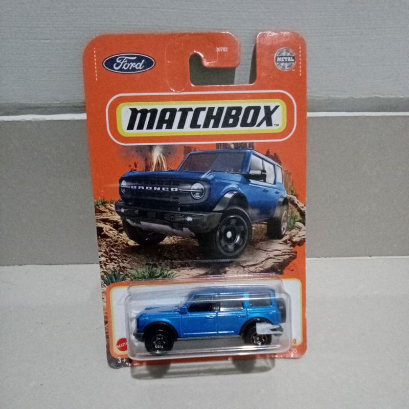 2021 ford bronco matchbox biru