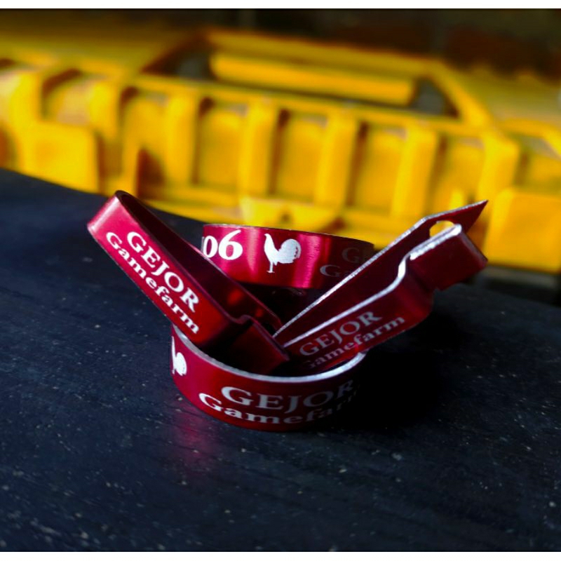 segel ayam wing band gamefowl tag band