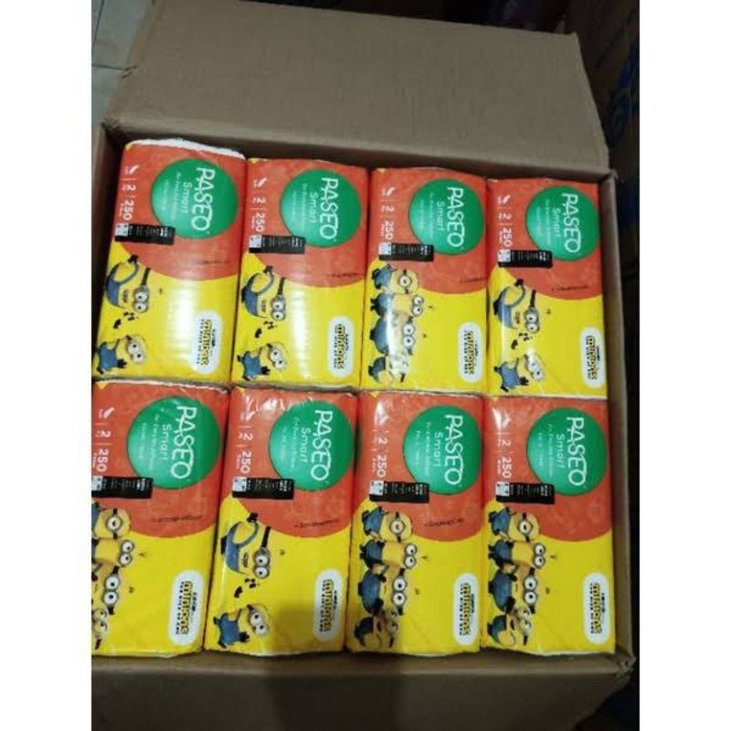 PASEO SMART FACIAL TISSUE 250Shets - 48PCS/1KARTON