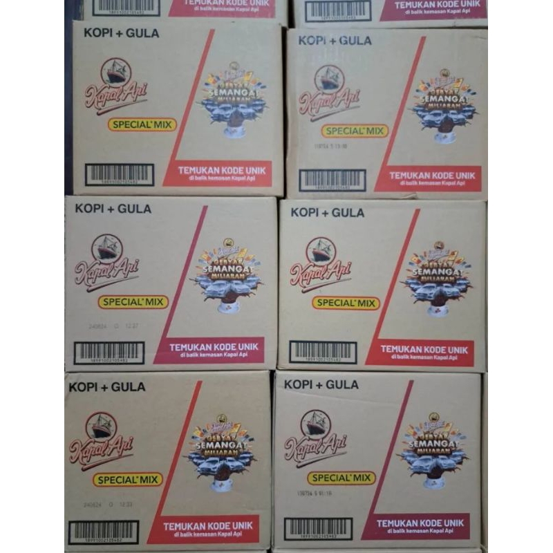 

KOPI KAPAL API SPECIAL MIX 1DUS ISI 120PCS