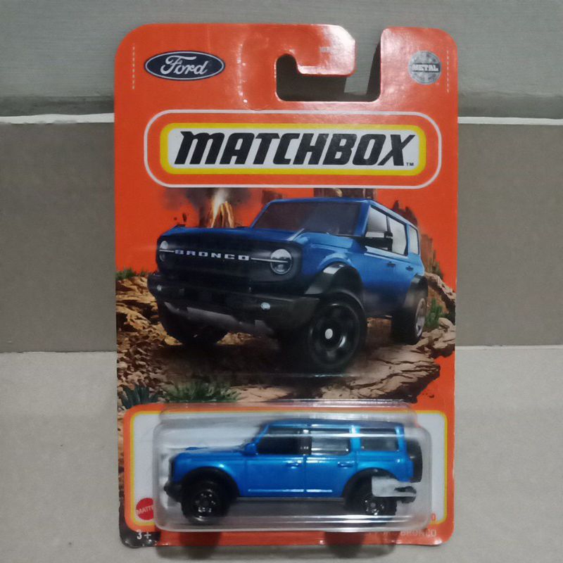 2021 ford bronco matchbox biru