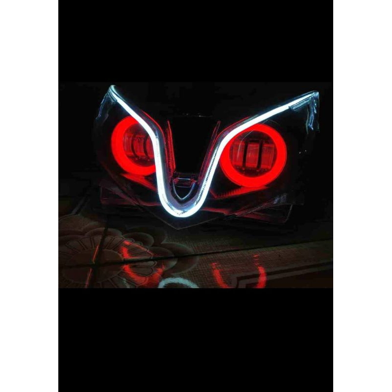 reflektor daymaker Vario techno 125 fi deymeker lampu depan projie VARIO super old