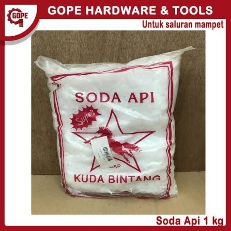Soda Api UK 500 gram Cap Bintang Wc Mampet,Got Mampet Dan Wastafel