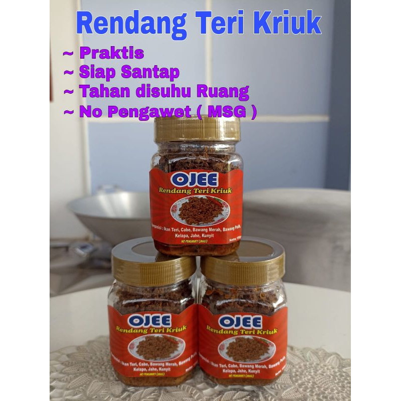 

Rendang Teri Kriuk